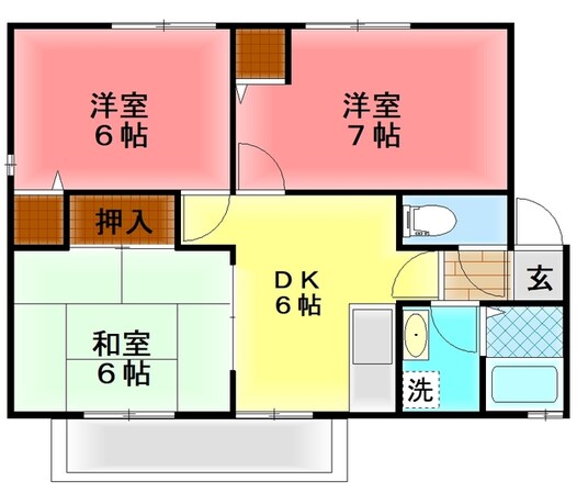 沼津駅 バス21分  榎木田下車：停歩4分 1階の物件間取画像